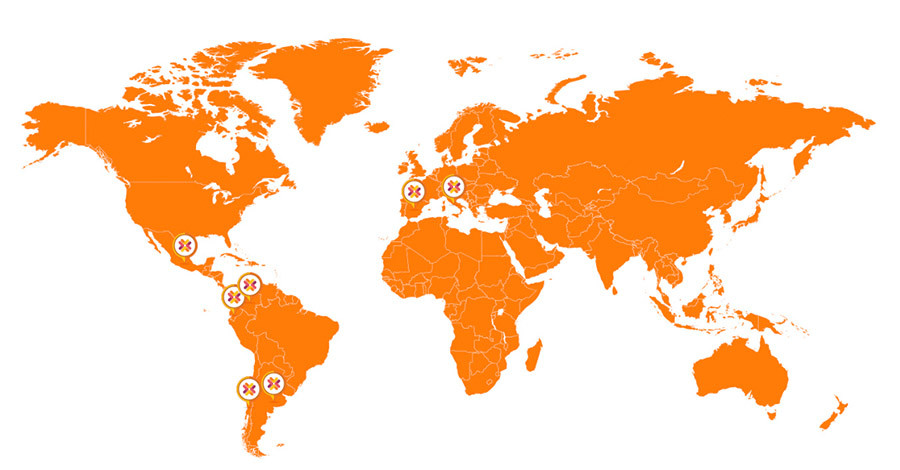 mappa della fondazione del mondo