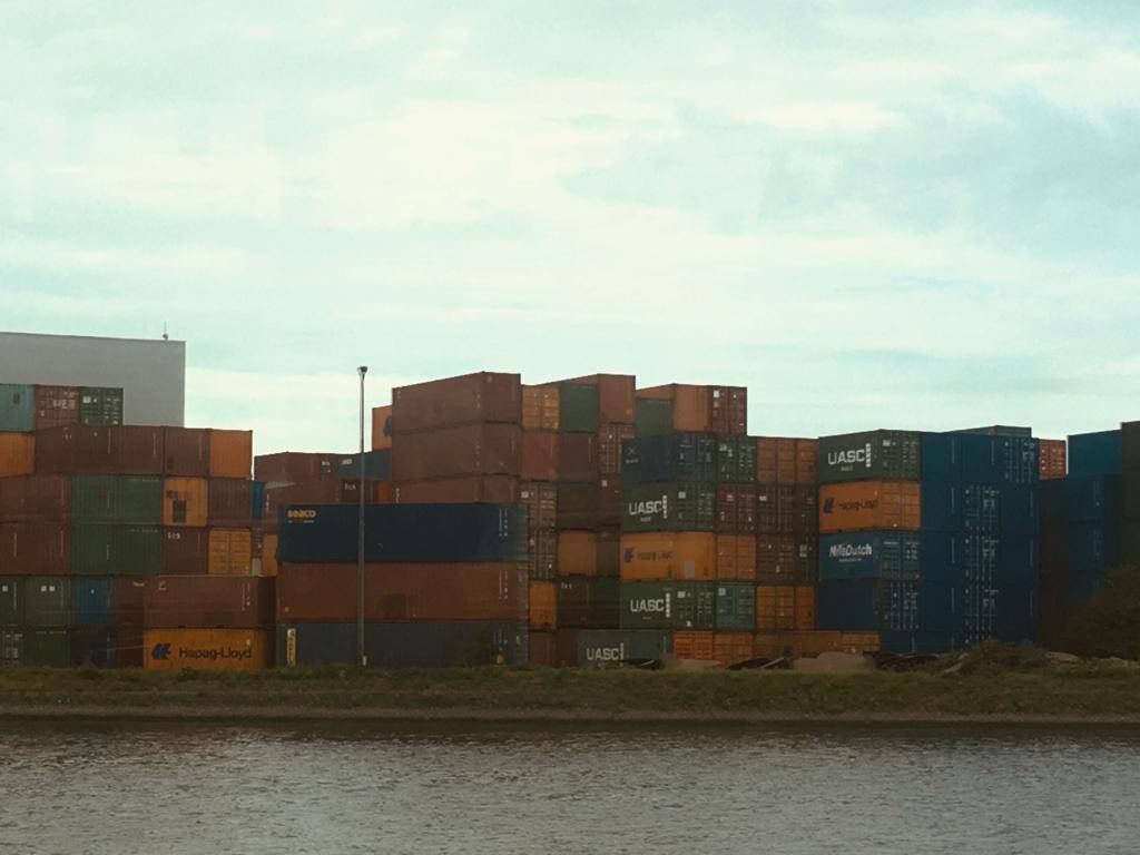 Contenedores en el Puerto de Rotterdam